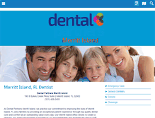 Tablet Screenshot of merrittislandfamilydentistry.com